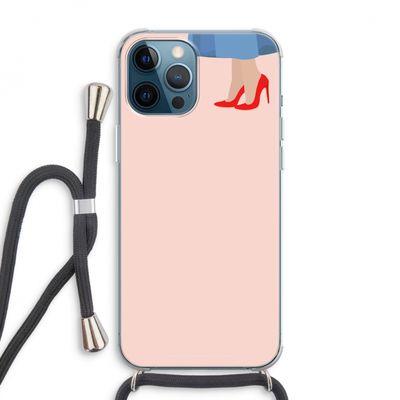 High heels: iPhone 12 Pro Max Transparant Hoesje met koord