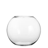 Mica Decorations Bolvaas/komvaas - glas - vissenkom - 20 x 25 cm