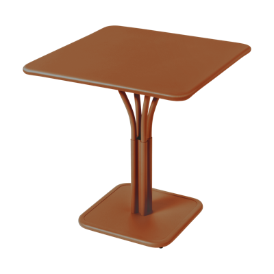 Fermob Luxembourg tuintafel kolom 71x71 cm Candied Orange