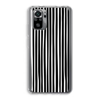Stripes: Xiaomi Redmi Note 10S Transparant Hoesje