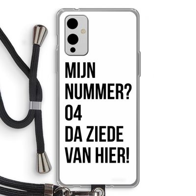 Da ziede van hier: OnePlus 9 Transparant Hoesje met koord