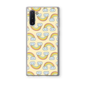 Regenboog: Samsung Galaxy Note 10 Transparant Hoesje