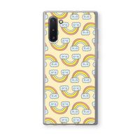 Regenboog: Samsung Galaxy Note 10 Transparant Hoesje