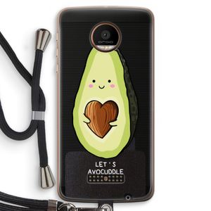 Avocuddle: Motorola Moto Z Force Transparant Hoesje met koord