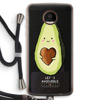 Avocuddle: Motorola Moto Z Force Transparant Hoesje met koord