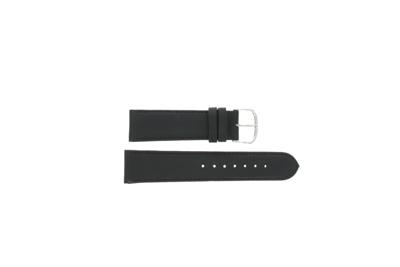 Horlogeband Universeel 61215B.10.22 Leder Zwart 22mm