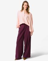 HEMA Damesbroek Sarie regular fit bordeauxrood (bordeauxrood)