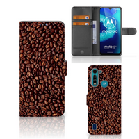 Motorola G8 Power Lite Book Cover Koffiebonen