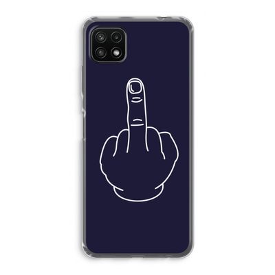 F**k U: Samsung Galaxy A22 5G Transparant Hoesje