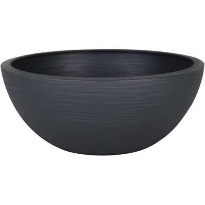 EDA PLASTIQUE - Graphit'Up wastafel Ø 30 - 5,5L - Antracietgrijs