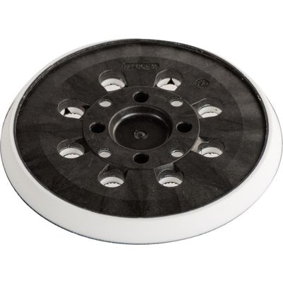Quick-Stick Hechtsteunschijf, geperforeerd, soft voor Bosch excentrische schuurmachine 125mm Steunschijf