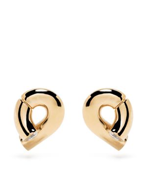 Tabayer puces d'oreilles serties de diamants