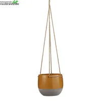 Hangpot resa d13.5h11.5cm oranje - thumbnail
