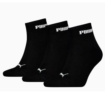 Sportsokken Puma CUSHIONED NEXT QUARTER 701225904 002 Zwart 3 paar - Maat: 43-46