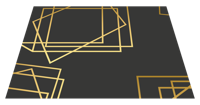 Rechthoekige placemats Geometrische vormen Rechthoekige placemats Geometrische vormen