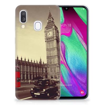 Samsung Galaxy A40 | Silliconen Back Cover | Londen