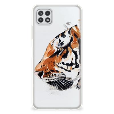 Smartphone hoesje Samsung Galaxy A22 5G Watercolor Tiger