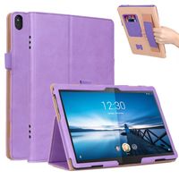 Luxe stand flip cover hoes - Lenovo Tab M10 Gen 1 (x605F) - Lila - thumbnail
