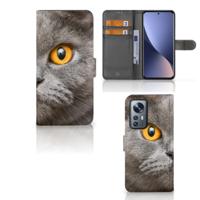 Telefoonhoesje | Met pasjeshouder | Xiaomi 12 Pro Britse Korthaar