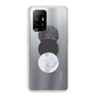 Marmeren cirkels: Oppo A94 5G Transparant Hoesje