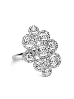 LEO PIZZO bague Crops en or blanc 18ct sertie de diamants - Argent