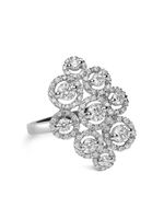 LEO PIZZO bague Crops en or blanc 18ct ornée de diamants - Argent - thumbnail