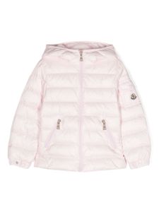 Moncler Enfant veste matelassée à capuche - Rose