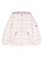 Moncler Enfant veste matelassée à capuche - Rose - thumbnail