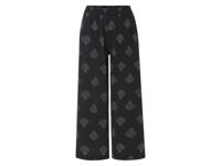 esmara Dames broek - 7/8 lengte (Print/zwart, 42)