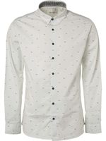 Shirt, l/sl, allover printed, stret chalk - thumbnail