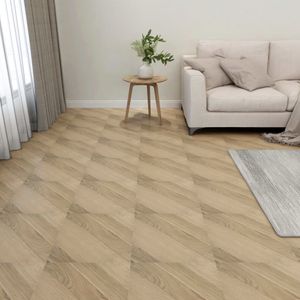 VidaXL Vloerplanken 20 st zelfklevend 1,86 m² pvc gestreept bruin
