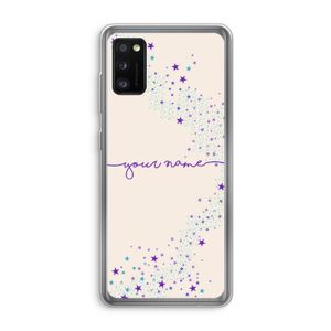 Sterren: Samsung Galaxy A41 Transparant Hoesje