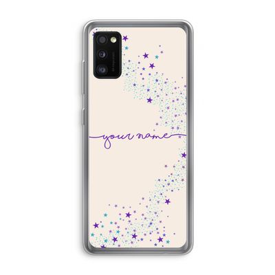 Sterren: Samsung Galaxy A41 Transparant Hoesje