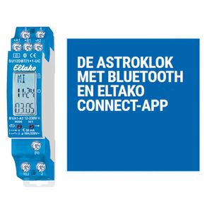 Eltako astronomische tijdklok zomer winter automatisch bleutooth APP