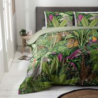 Luna Bedding Animal Jungle 1-persoons (140 x 220 cm + 1 kussensloop) Dekbedovertrek - thumbnail