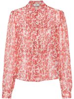 ETRO Berry-print silk shirt - Rose