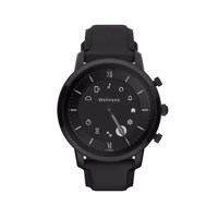 Horlogeband Fossil FTW7074 / Neutra Gen 6 Leder Zwart