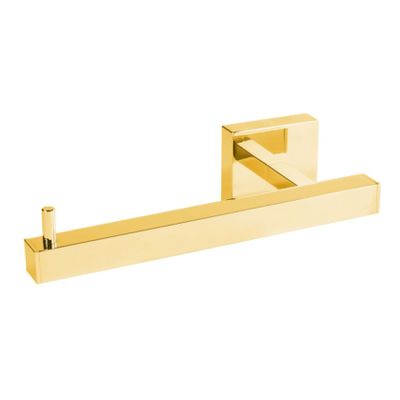 Tres Quadro toiletrol houder vierkant 24k Goud glans