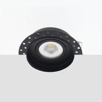 Bella Ondiepe LED inbouw 40mm trimless spot kantelbaar 7Watt rond ZWART IP65 dimbaar - dim to warm - interne driver Bella Ondiepe LED inbouw 40mm trimless spot kantelbaar 7Watt rond ZWART IP65 dimbaar - dim to warm - interne driver