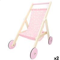 Poppenwagen 33 x 44 x 51 cm (2 Stuks)