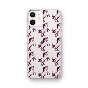 Musketon Unicorn: iPhone 12 mini Transparant Hoesje