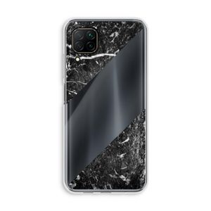 Zwart marmer: Huawei P40 Lite Transparant Hoesje
