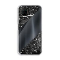 Zwart marmer: Huawei P40 Lite Transparant Hoesje