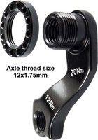 Union Derailleurhanger gh-199 ktm 60 mm zwart