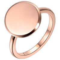 LGT Jewels Dames ring Edelstaal Rose Volle Maan - thumbnail