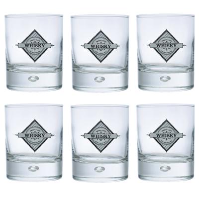 Durobor Whisky tumbler glazen - 6x - Disco serie - transparant - 290 ml