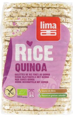 Lima Dunne Rijstwafels met Quinoa 130 gram