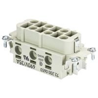 Wieland Electric 72.200.0653.0 Businzetstuk Totaal aantal polen 6 10 stuk(s)