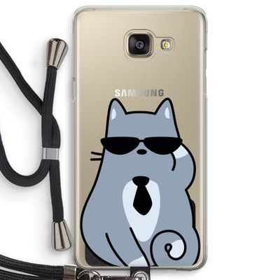 Cool cat: Samsung Galaxy A5 (2016) Transparant Hoesje met koord