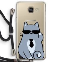 Cool cat: Samsung Galaxy A5 (2016) Transparant Hoesje met koord
